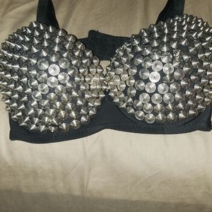 STUDDED BRA